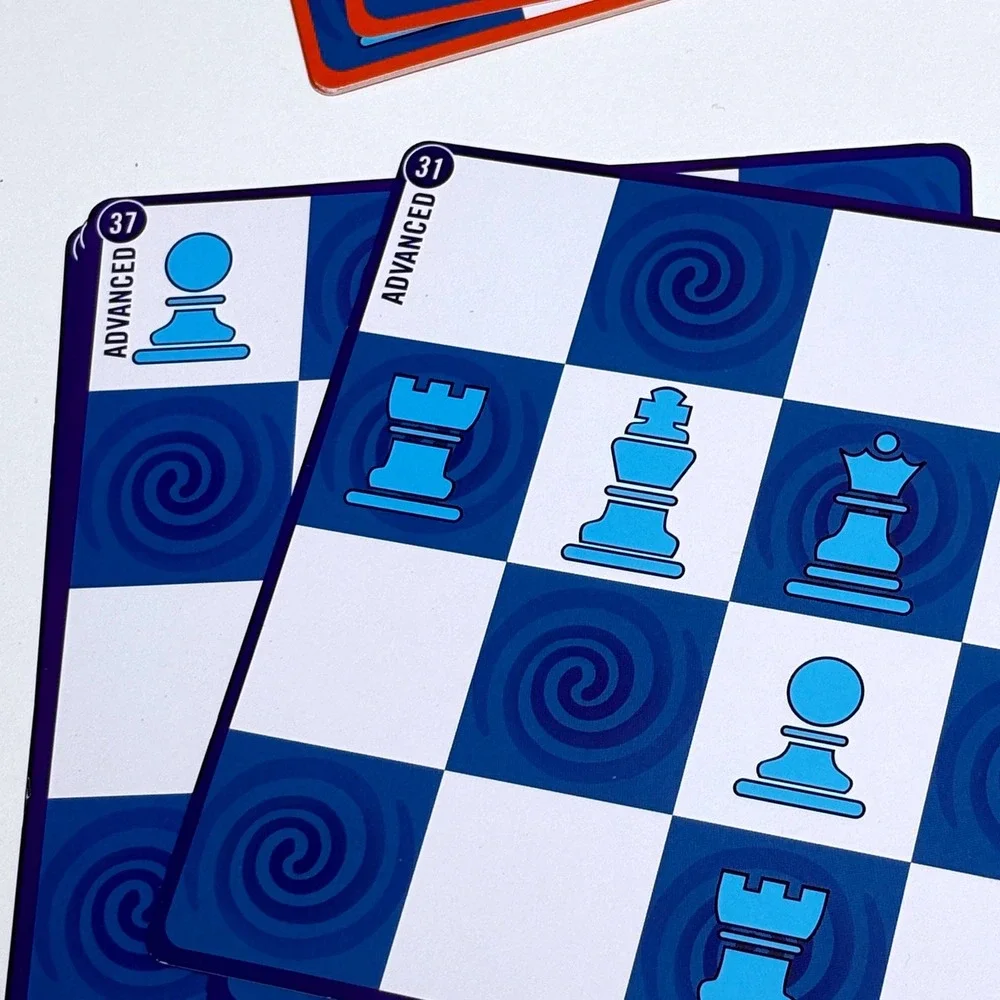 Solitaire Chess Logic Game Blue Single Player Brain Teaser Puzzle ThinkFun 3400